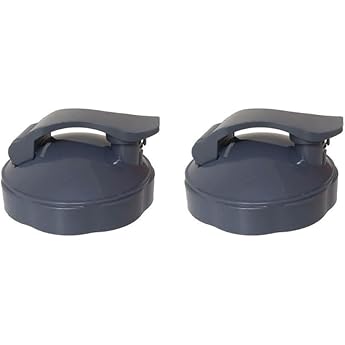 2 Pieces Flip Lid Cup Replacement Juicer Lid Blender Lid Resealable Plastic Lids for Blender Juicer