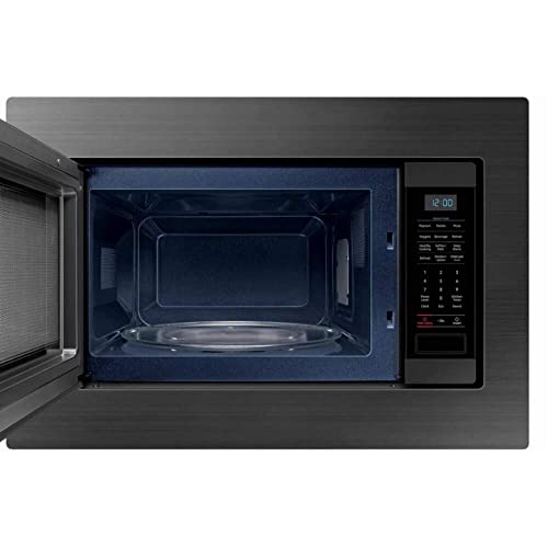 Samsung 1.9 Cu Ft Countertop Microwave Oven W/ Large Capacity, Ceramic Enamel Interior, Sensor Cook, Built-In Capability, 950 Watt, Ms19M8020Tg/Aa, Fingerprint Resistant Stainless Steel, Black #TOP4