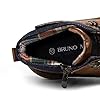 Bruno Marc Men's Work & Motorcycle Boots, Classic Riding Hiking Walking Short Ankle Lace Up Shoes for Boy,Size 9,Brown,SBBO2215M-E #3