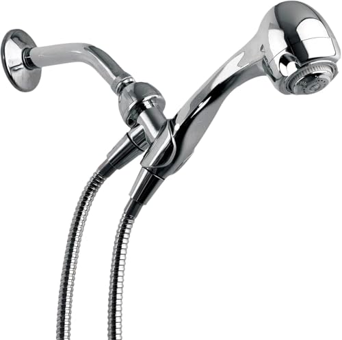 Niagara Conservation Earth Spa 3-Spray 1.25 GPM 2.7-in. Wall Mount Handheld Shower Head in Chrome with Pressure Compensation Technology