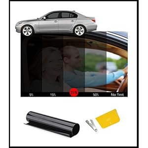 WINDOW TINT FILM TINTING BLACK KIT SMOKE 35% 50x300CM