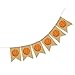 Amosfun Sports Theme Banner Basketball Burlap Banner Bunting Banner Basketball Garland for Kids Birthday Baby Shower Party Decorations