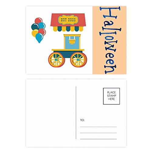 Cartes postales humoristiques illustration Hot Dog lot de 20 papeterie créative