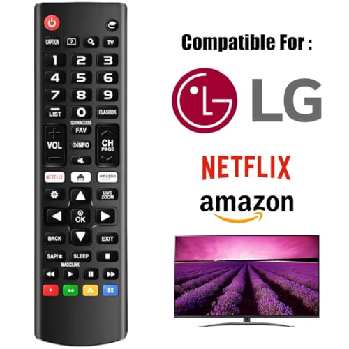 Controle Remoto Compatível com Smart Tv Lg Todos os Modelos Lcd Led 3d Hdtv Smart Hub Tecla Prime e