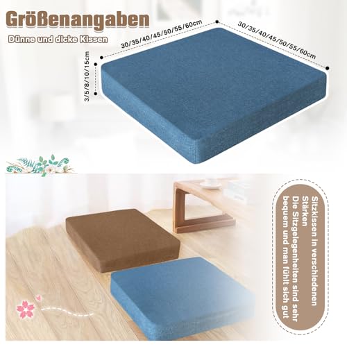 Coussin de tabouret de bar carré 30x30 housse amovible et siege lavable antidérapant