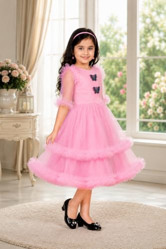 Image of KJD Girls Below Knee Party Dress