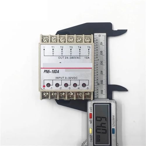 Boîtier SSR rail DIN 5 canaux pour piloter le chauffage industriel