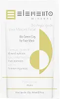 Elemento Mineral Máscara Facial Bio Argila Verde 30g Para Pele Oleosa Limpeza Detox e Serenidade