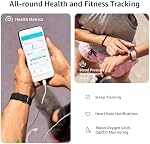 Smart Watch for Men Women, Bluetooth Calling, 1.85" HD Touch Screen Fitness Tracker, 140+ Sports Modes, Heart Rate Sleep Monitor, DIY Dial, IP68 Waterproof, Compatible with Android & iOS(Midnight)