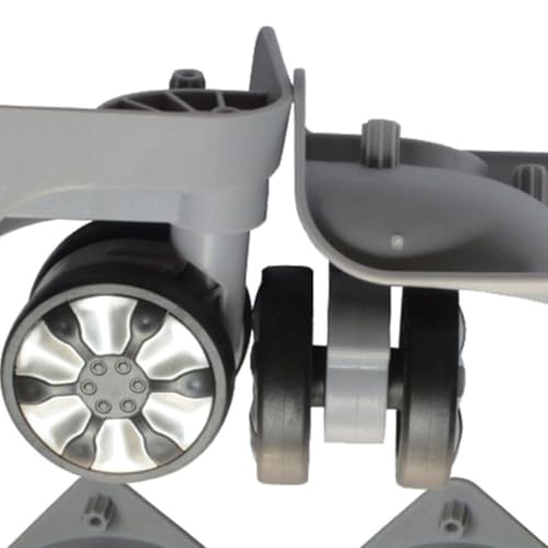 Suitcase Covers,Luggage Wheels,1 Pair A78 Travel Suitcase Luggage Replacement Parts 360 Degree Swivel Wheel Repair Accessories Trolley Wheel(Light Grey)3