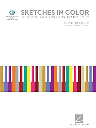 Robert Starer - Sketches in Color: Sets One and Two for Piano Solo : Starer, Robert, True ...