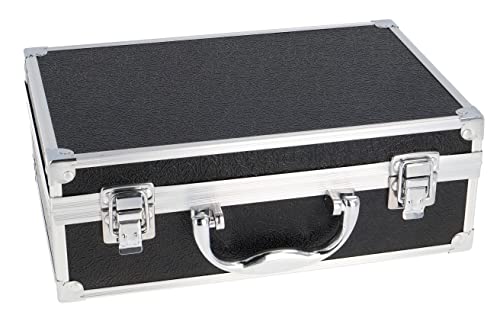 Bliss Schminktasche mit veganen Schminkprodukten - Kompletter Schminkkoffer mit Lidschatten, Rouge, Lippenstift, Augenbrauenwachs und -puder, Pinseln - Aluminium-gerahmter Schminkkoffer Organizer