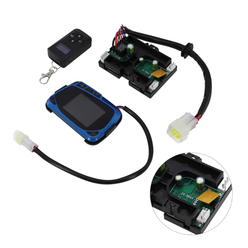 Lawnoval Air Diesel - Mando a distancia LCD con interruptor de 4 botones y placa base para calentadores de estacionamiento de 3 kW, 5 kW, 8 kW, 12 V, modo meseta