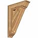 Ekena Millwork BKT06X24X32TRA01RWR Traditional Rough Sawn Bracket, 6" Width x 24" Depth x 32" Height, Western Red Cedar