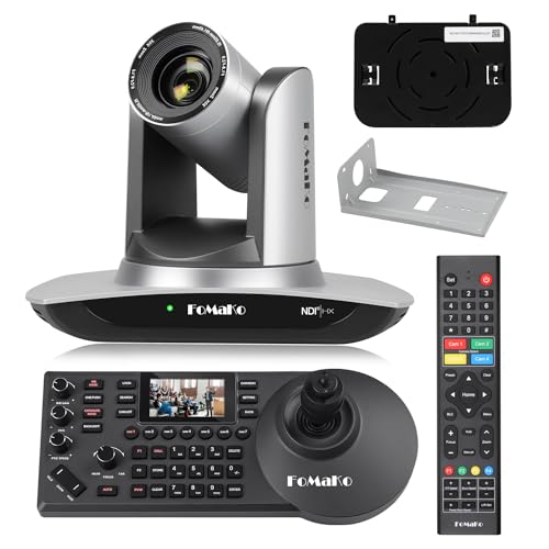 Amazon.com: FoMaKo NDI PTZ Camera, AI Auto-Tracking Gen 3, 20x