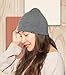 Lee Brand Unisex Cozy Wide Cuff Knit Fashion Beanie (Grey)
