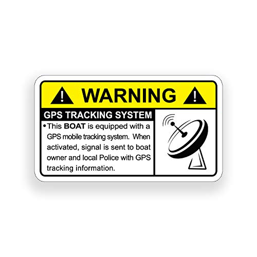 215 Decals, Graphics, Skins & Stickers Boat GPS Sticker Alarm Tracking Security System