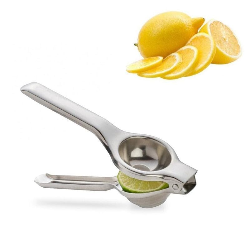 Image of BigPlayer Lemon Squeezer - Food Grade Stainless Steel, Set of 1, Silver
