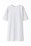 MEDIFASHION 24 Patientenhemd Unisex Einheitsgröße,Krankenhaushemd für Pflege, Klinik & Reha Halbarm, Bindebänder, 50% Baumwolle 50% Polyester,Hygienisch, pflegeleicht & komfortabel