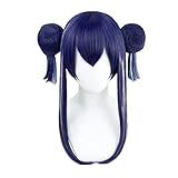 osseoca Chen Short Straight Chinese Cheongsam Wig Lifelike Daily Synthetic Hair Full Head Cover Daily Cute Anime Halloween Carnival Comic Exhibition Cosplay Hair Natural COS Ombre Wigs with Bangs