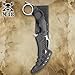 M48 Liberator Falcon Karambit Knife | Vortec Belt Sheath | Cast Stainless Steel Blade | Black Oxide Coating | Injection Molded Nylon Handle | Open Ring Pommel | Necessity for Mission Gear | Overall 10”