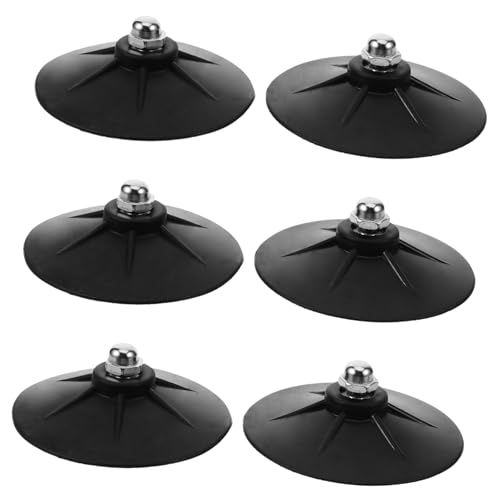 GRIRIW 6pcs Rubber Suction Cups for Freestanding Boxing Bags Heavy Duty High Strength Tumbler Toy Base Accessories for Boxing Training