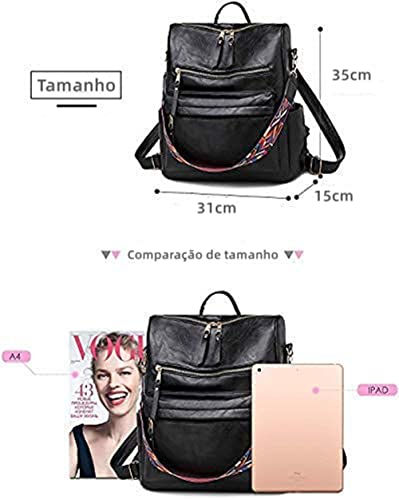 Mochilas femininas, mochilas escolares, bolsas de ombro, bolsas, bolsas escolares multifuncionais ca