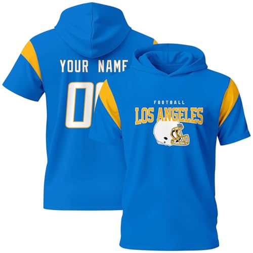 ANTKING Short Sleeve T-Shirt Hoodie Custom Name Number for Men Youth Gifts