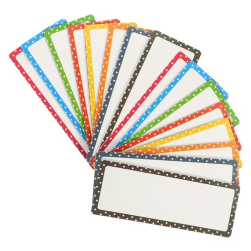 HOMSFOU 24個防水再利用可能ドライイレース磁気ネームタグ 製耐摩耗磁性ラベル ホワイトボード冷蔵庫対応可擦写姓名表示用