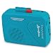 Byron Statics Cassette Player FM Am Radio Walkman Portable Cassette Converter Automatic Stop System Protect Cassette Tape Mic Recorder 2 AA Battery or USB Power Supply Belt Clip with Headphone, Teal