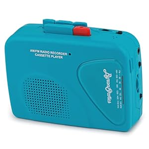 ByronStatics Portable Cassette Players Recorders FM AM Radio Walkman Tape Player Built In Mic External Speakers Manual…