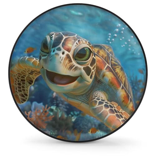3D Sea Turtle Spare Tire Cover Wheel Cover Tire Protectors 14"