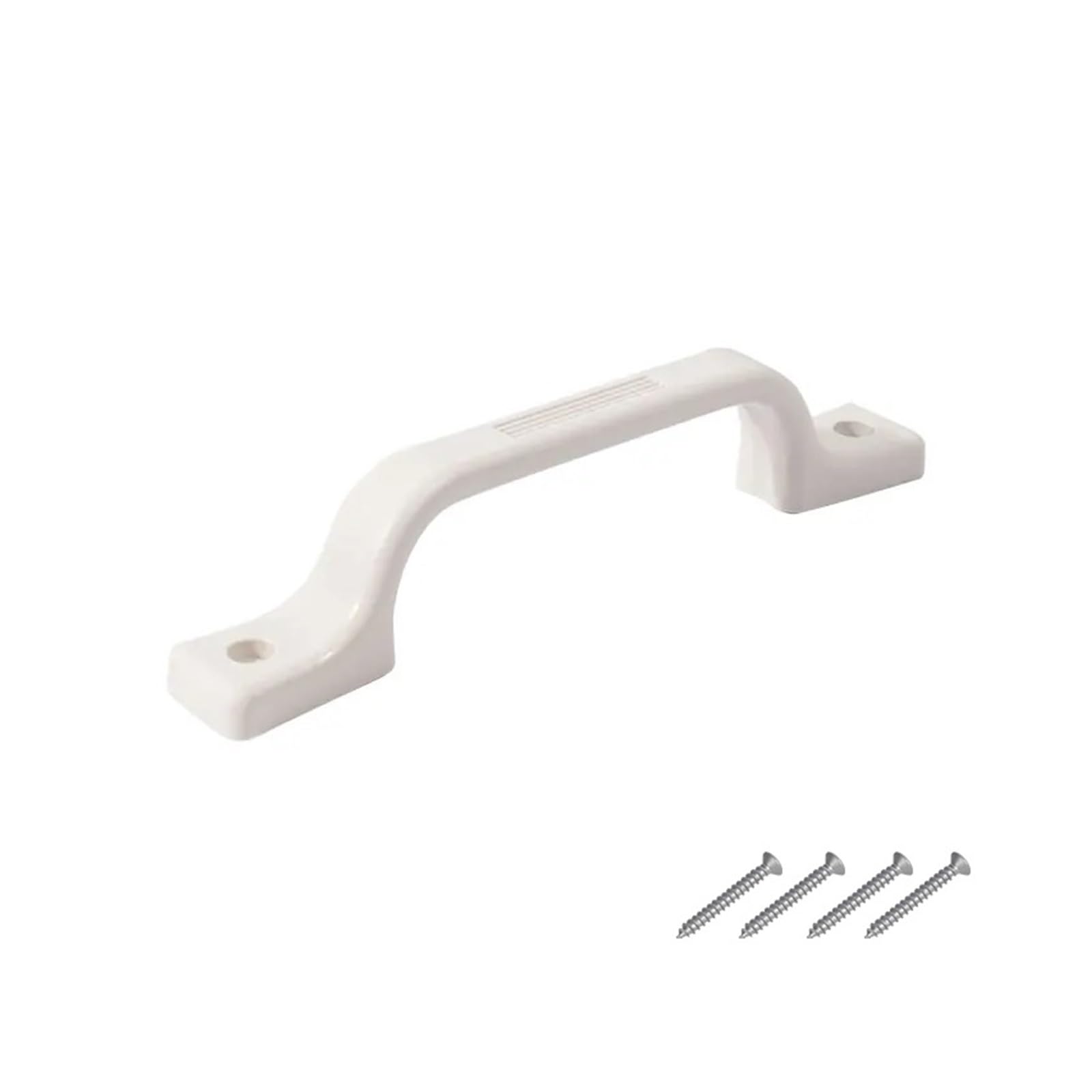 Zklgs White B Caravan Door Lock, Rv Door Handle,Rv Auxiliary Handrail Caravan Door Handle Boarding Handrail Cabinet Ceiling Handle Accessories Camper Motorhome(White B)
