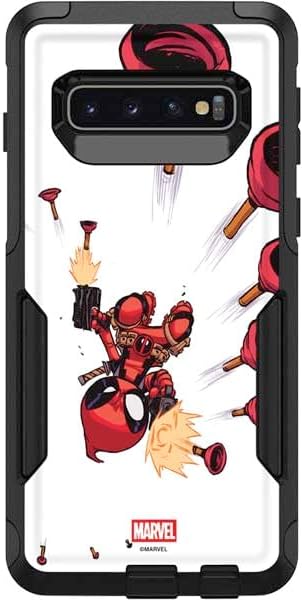Skinit Decal Phone Skin Compatible with OtterBox Commuter Galaxy S10 - Officially Licensed Marvel Deadpool Wade Wilson Design