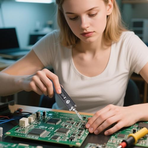 Fer à souder réglable LCD USB résout les pannes électroniques en déplacement