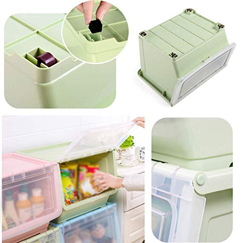 Rangement jouets et vêtements : boîte plastique et bois solide MU