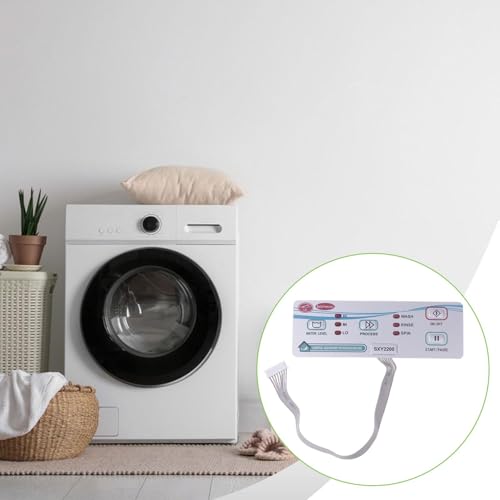 Image of Washer Control Panel Easy Installation Compatible Professional Replace White|
