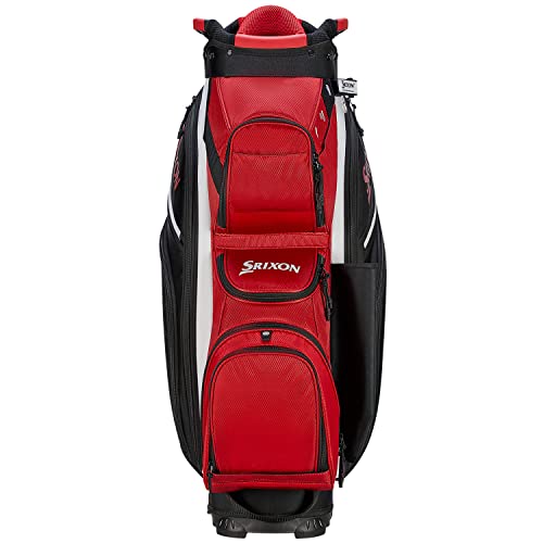 Srixon-Bolsa-de-Golf-Premium-para-Carro-Divisor-de-14-Palos-11-Bolsillos-con-Cremallera-Incluido-un-Objeto-de-Valor-con-Forro-de-Terciopelo-y-un-Bolsillo-Aislado-para-el-Cuello