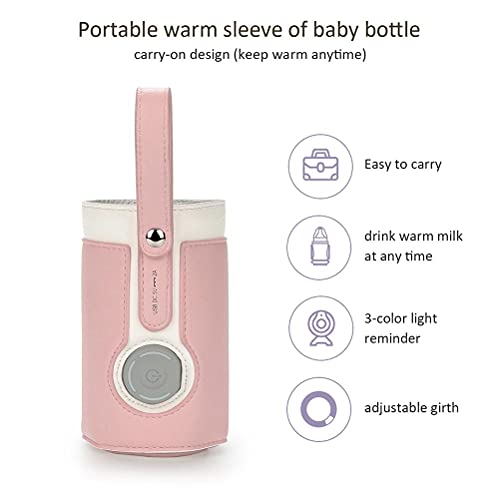 Sac chauffe-bouteille portable USB pour réchauffer le lait de bébé et apaiser ses nuits