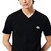Lacoste Men's V Neck Cotton T-Shirt, Black, X-Large