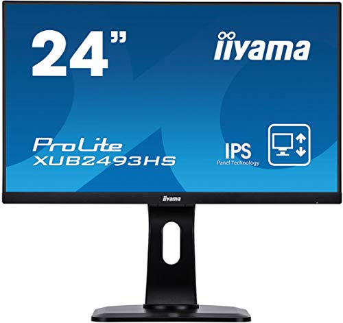 iiyama Prolite XUB2493HS-B1 23.8" Full HD LED Matt Flat Black Computer Monitor