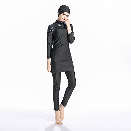 Bañadores islámicos modestos para vacaciones de verano en la playa estilo burkini 3