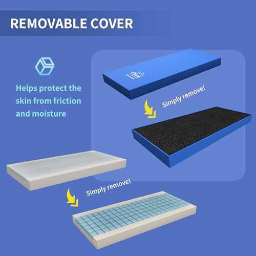 ESHINE Adjustable Bed Frame with Hospital Waterproof Mattress - Wireless Remote, Underbed Light, Headboard, 2.5" Wheels, Head & Foot Incline, Mobility Support, Easy Installation, 750 lbs Capacity - Thumbnail 4