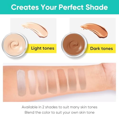 Tattoo Cover Up Makeup Waterproof, Professional Concealer Kit - 3