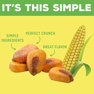 LOVE CORN Sour Cream & Onion 0.7oz x 20 Bags - Delicious Crunchy Corn - Healthy Family Snacks - Gluten Free, Kosher, NON-GMO - Alternative for Chips, Nuts, Crackers & Pretzels - Perfect for Charcuterie Boards