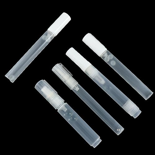 Kopida 4 peças de marcadores de tinta vazios recarregáveis em branco - 5 mm, 6,5 mm, 10 mm, 15 mm, c