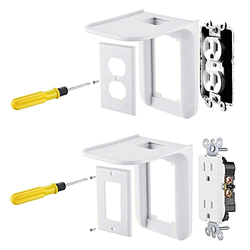 Soporte de pared universal compatible con altavoz inteligente y gestión de cables 2 piezas 4
