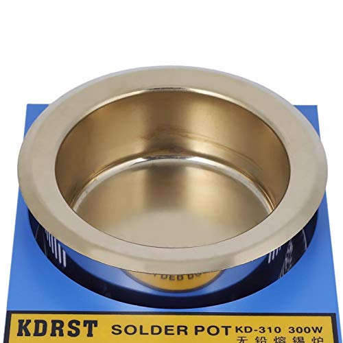 Image of Soldering Desoldering Bath, Solder Pot, Portable Electronic Wire Production for Coil Pin Tin Plating Electronic (US standard 110V)
