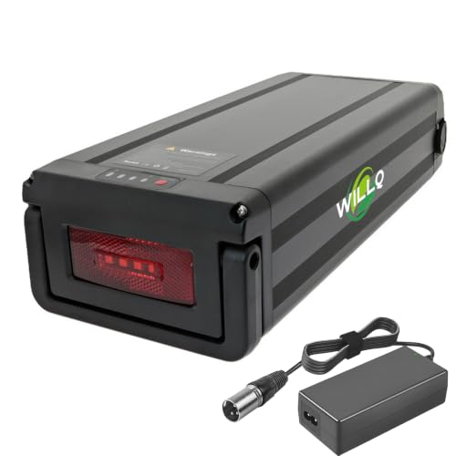Batería litio 48V bicicleta eléctrica ebike montaña trasera 20AH 28AH
