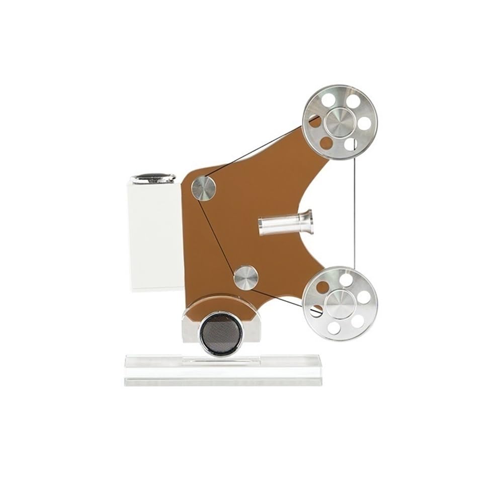 Phonographe rétro et projecteur de film en cristal : le cadeau idéal d'art et de luxe